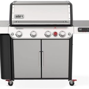Weber Genesis SPX-435 Premium Smart Gas Grill, Liquid Propane, Stainless Steel B09MV3ZSVQ