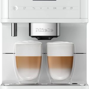 518N-B3A3SL._AC_SL1500_.jpg Miele CM 6160 MilkPerfection Automatic Coffee Machine - OneTouch for Two, AromaticSystem, 4 individual profiles, DoubleShot, WiFi-compatible, LED lighting, easy cleaning, in Lotus White B09BG7CR9C