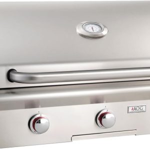 AOG American Outdoor Grill T-Series 36-Inch 3-Burner Built-In Natural Gas Grill - 36NBT-00SP with Rapid Fire Ignition, Propane Conversion Kit & 648 Sq. In. Cooking Area B07B7Q51K2