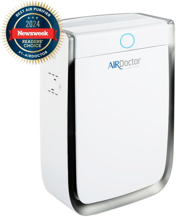 AIRDOCTOR AD3500 Air Purifier for Home and Large Rooms Up to 1260 sq. ft. 2x/hour | UltraHEPA, Carbon, VOC Filters and Air Quality Sensor. Captures Particles 100x Smaller Than HEPA B0C9L68PVF - Image 2