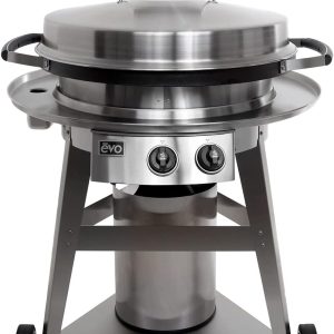 evo Professional Series Gas Grill on Cart (10-0002-LP), Seasoned Steel Cooktop, Propane B00545BLMC
