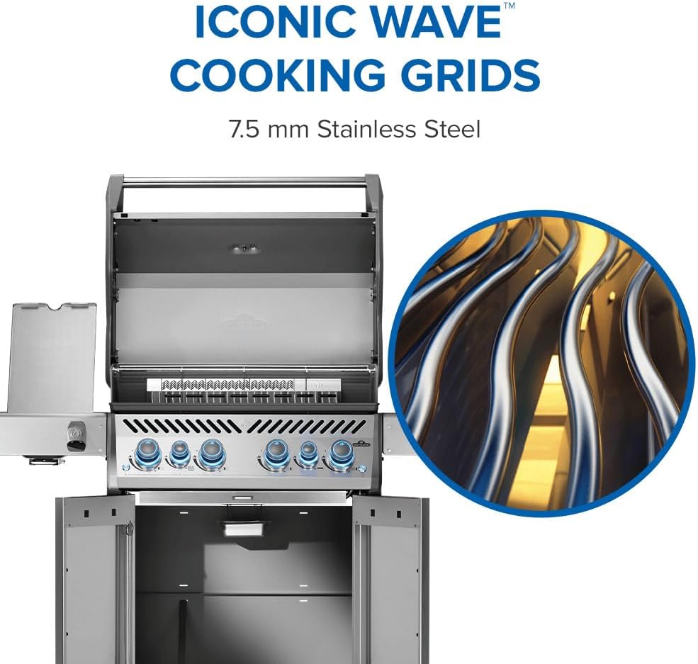 Napoleon Rogue PRO-S 525 Natural Gas Grill with Infrared Side and Rear Burners, Stainless Steel - 6 Burners B0DVM1Y7QT - Image 9