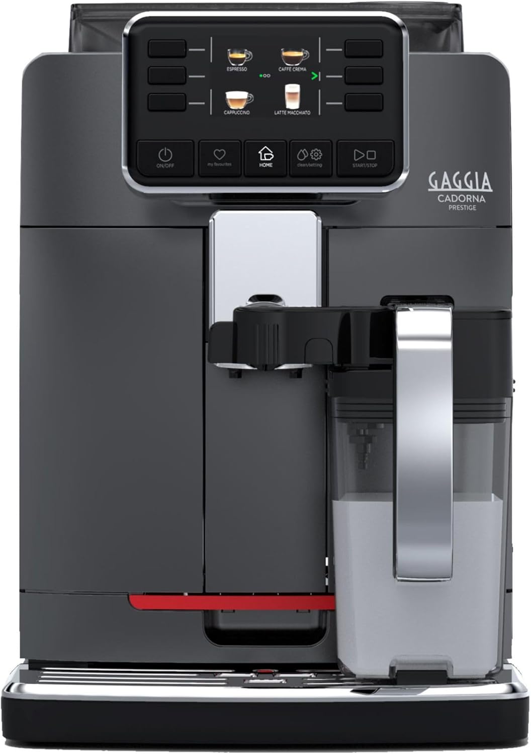Gaggia Cadorna Prestige Super-Automatic Espresso Machine, Medium, 60.8 fl.oz. Anthracite B089DPT3HD - Image 2