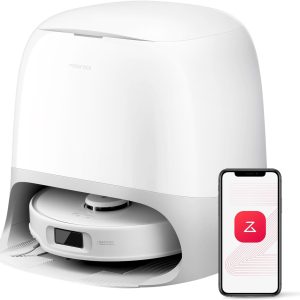 roborock Qrevo Curv S5X Robot Vacuum and Mop, 17000Pa Suction, Zero-Tangling Design, FlexiArm Side Brush & Mop, Smart Obstacle Avoidance, Self-Washing & Drying, Self-Emptying, Perfect for Carpet B0DNDVRRXV