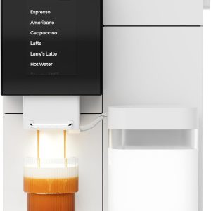 Terra Kaffe Super Automatic Espresso Machine - App-Enabled Coffee Machine - Auto Wake & Sleep - Roaster-Approved Espresso Settings - Cappuccino Machines - Gifts for Dad - White TK-02 B0DM2FCLHJ