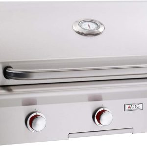 AOG American Outdoor Grill T-Series 36-Inch 3-Burner Built-in Natural Gas Grill with Rotisserie - 36NBT B07B7PWWM8
