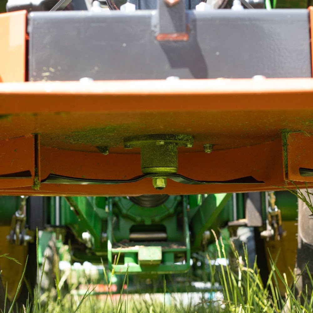 Titan Attachments 3 Point PTO Finish Mower, 72" Cutting Width, Category 1 Hitch, Rear Discharge, Requires 30-50 HP Tractor, Low-Noise Cast Iron Gearbox, Orange Finish B09BGTD3NV - Image 6