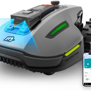 YUKA Mini 700H Robot Lawn Mower, Reception 0.17 Acre, Max 0.27 Acre, Ultrasense AI Vision+ RTK Positioning, Auto Mapping, App Control, 50% Slope, Cutting Height 2''~3.5'', 15 Mowing Zones B0DZNR7WVZ