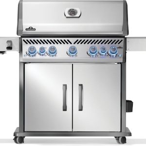 Napoleon Rogue PRO-S 625 Propane Gas Grill with Infrared Side and Rear Burners, Stainless Steel - 7 Burners B0DVM1Q53F