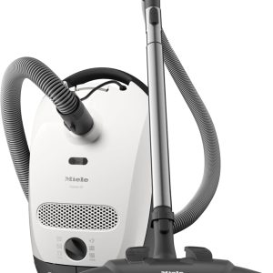 Miele Classic C1 Cat & Dog Bagged Canister Vacuum, Lotus White - Pet Hair, Portable B072JGWYDG