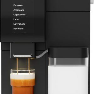 Terra Kaffe Super Automatic Espresso Machine - App-Enabled Cappuccino Coffee Machine - Auto Wake & Sleep - All Milk Types - Roaster-Approved Espresso Settings - Gifts for Dad -Black TK-02 B0DM2GG1YZ