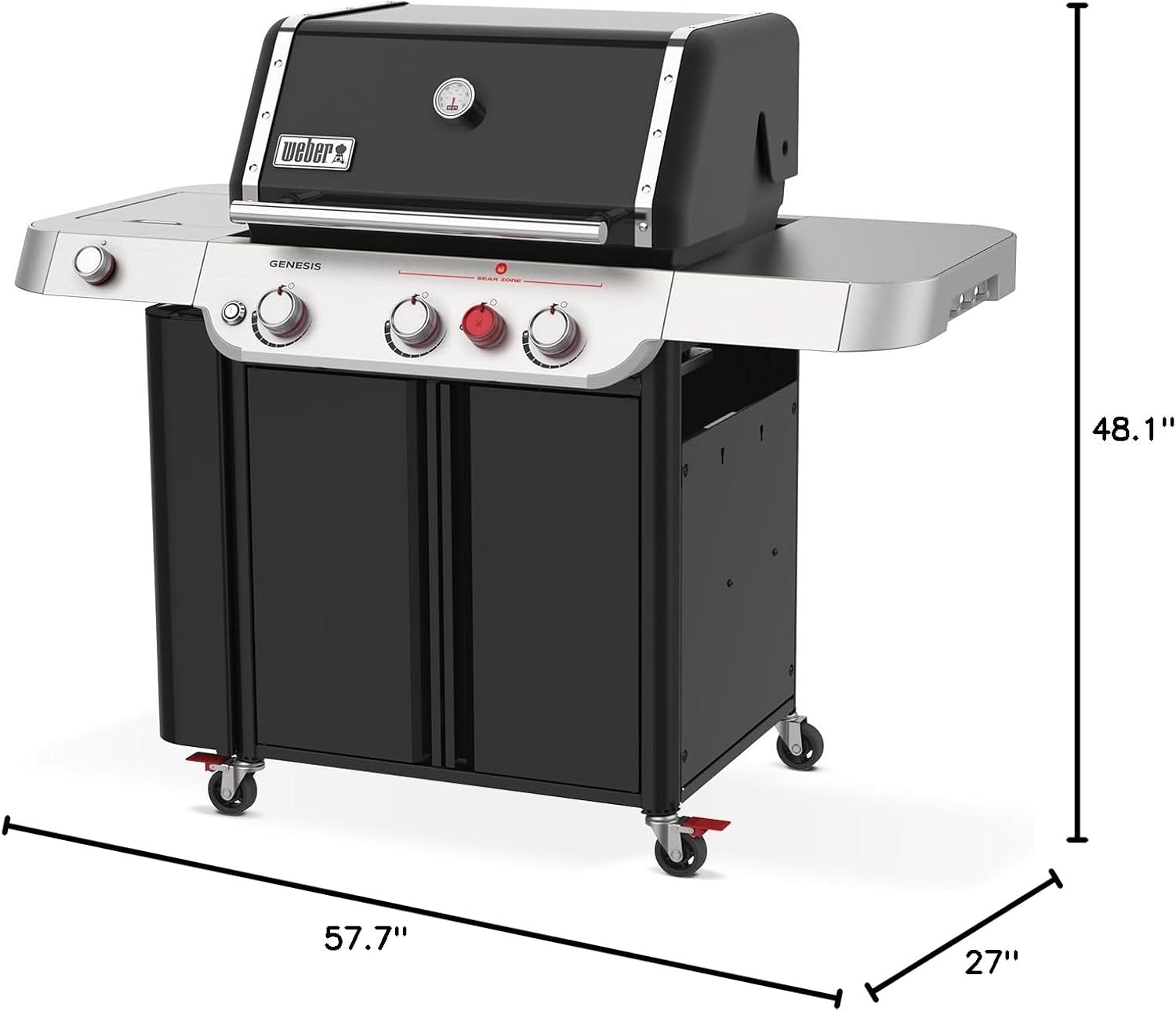 Weber Genesis E-335 Liquid Propane Gas Grill, Black B0CPGNQ571 - Image 9