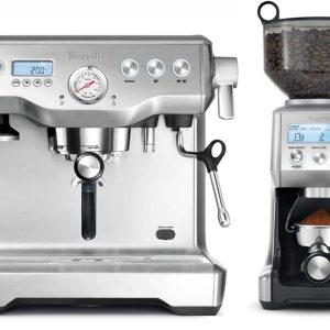 Breville Dynamic Duo Dual Boiler Espresso Machine and Smart Grinder Pro Package, Stainless Steel - BEP920BSS B08ML986LF
