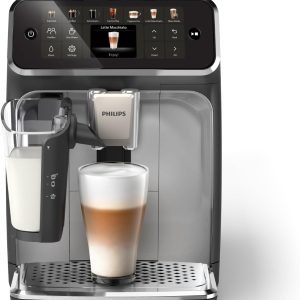 61ZMk4ePVeL._AC_SL1500_-1.jpg Philips 4400 Series Fully Automatic Espresso Machine – 12 Hot & Iced Coffees, Quick-to-Clean LatteGo Milk System, SilentBrew, QuickStart, Ceramic Grinder, Black Chrome (EP4444/90) B0CZGQ5KH7