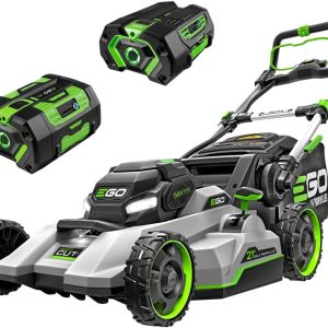 EGO POWER+ Electric Lawn Mower, Self-Propelled Cordless with Select Cut and Touch Drive, Includes 56V 7.5Ah Battery, Rapid Charger, & Extra 5.0Ah Battery – LM2135SP Extra Battery Bundle B0CTL2QFN7