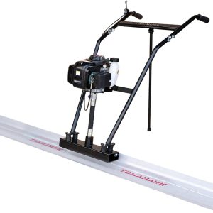 TOMAHAWK 37.7cc Gas Concrete Power Screed Cement Finishing Vibrating Motor with 14ft Aluminum Board Straight Edge Bar Vibra Finisher Set B078P8QCYX