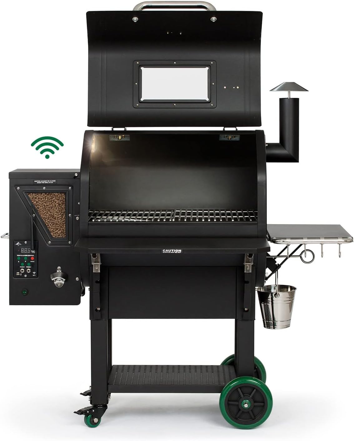 Pellethead Green Mountain Grills Ledge Prime Plus WiFi Pellet Grill, Black B0B4TFH6FZ - Image 2