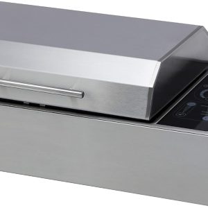 Kenyon Frontier Portable Electric Grill, Single Burner With IntelliKEN Touch Control, Stainless Steel Body, Rust-Proof Grill, UL-Approved For Indoor And Outdoor Use, Dishwasher Safe Grates, 120V B07SD914F9