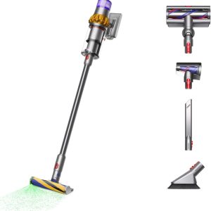Dyson V15 Detect Plus Cordless Vacuum, Yellow/Nickel B0CT97D9R2