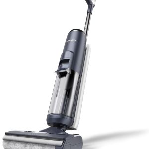 Tineco Floor ONE S5 Smart Cordless Wet Dry Vacuum Cleaner and Mop for Hard Floors, Digital Display, Long Run Time, Great for Sticky Messes and Pet Hair, Space-Saving Design, Blue B09P2RKRWX
