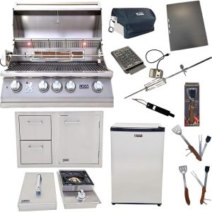 Lion Premium Grills 32-inch Natural Gas package deals (Best of Backyard) (Package Deal F) B07XVDL8T8