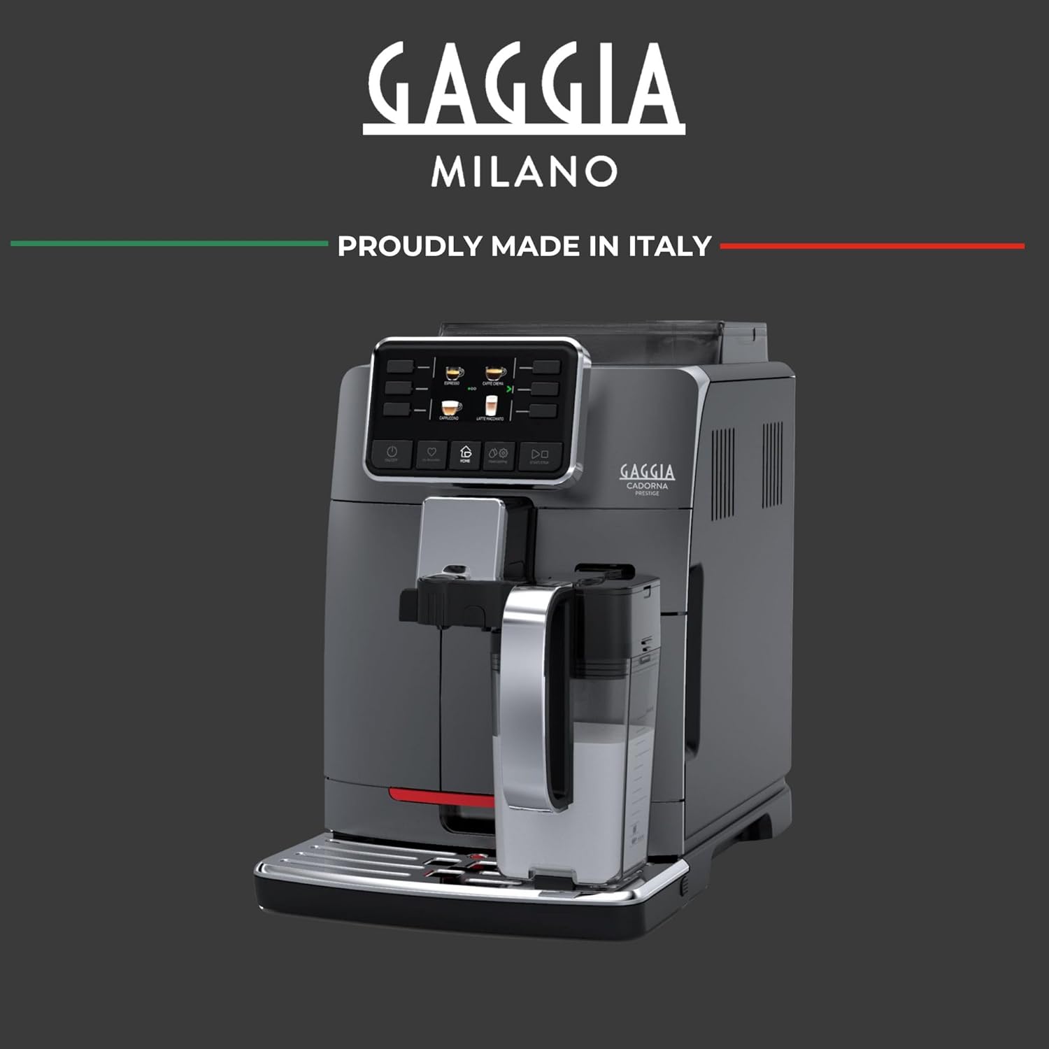 Gaggia Cadorna Prestige Super-Automatic Espresso Machine, Medium, 60.8 fl.oz. Anthracite B089DPT3HD - Image 8