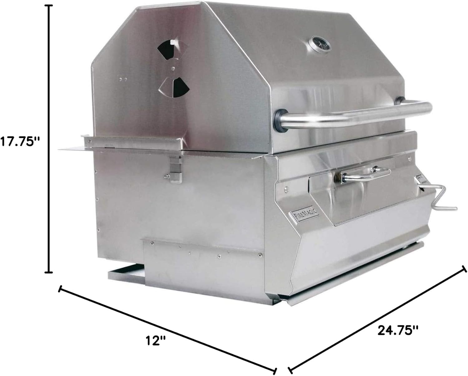 FireMagic 24" Built-in Stainless Steel Charcoal Grill B0002YXTGG - Image 6