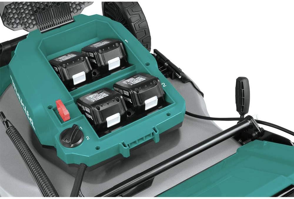 Makita XML07PT1 36V (18V X2) LXT® Brushless 21" Commercial Lawn Mower Kit with 4 Batteries (5.0Ah), Teal B0861ZP2BB - Image 9