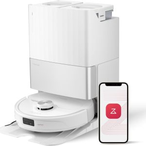 roborock Qrevo Master Robot Vacuum and Mop Combo, 10,000Pa Suction, FlexiArm Design Side Brush & Mop, Auto Mop Washing & Drying, Self-Emptying&Refilling, Dock Self-Cleaning, Obstacle Avoidance, White B0CWR5SHZP