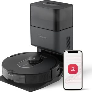 roborock Q5 Max+ Robot Vacuum with Self-Empty Dock, Upgraded from Q5+, 5500 Pa Suction, DuoRoller Brush, Hands-Free Cleaning for up to 7 Weeks, PreciSense LiDAR Navigation, App & Voice Control B0CWQP4Y4R