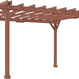 Outsunny 11' x 12.5' Outdoor Pergola, Wood Pergola Gazebo Grape Trellis with Stable Structure for Climbing Plant Support, Patio, Deck, Backyard, Lawn B0DXKFPLWN