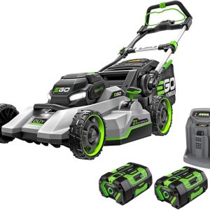 EGO POWER+ Electric Lawn Mower, Self-Propelled Cordless with Select Cut and Touch Drive, Includes (2) 56V 6.0Ah Batteries and Rapid Charger - LM2134SP-2 B0CVSG63DG