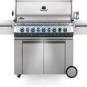 Napoleon PRO665RSIBPSS-3 Prestige PRO 665 RSIB Propane Gas Grill, sq.in. + Infrared Side and Rear Burners, Stainless Steel B07M6WVSYC