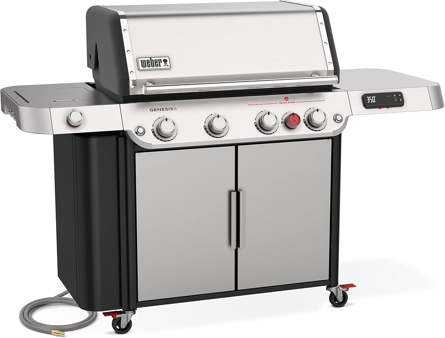 Weber Genesis SPX-435 Premium Smart Gas Grill, Natural Gas, Stainless Steel B09MV2S879 - Image 2