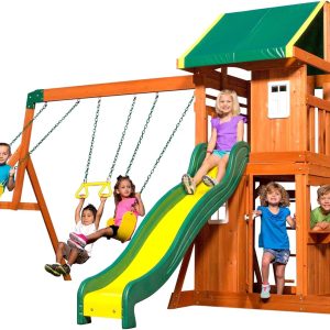 Oakmont All Cedar Wood Playset Swing Set B016XMTXUQ