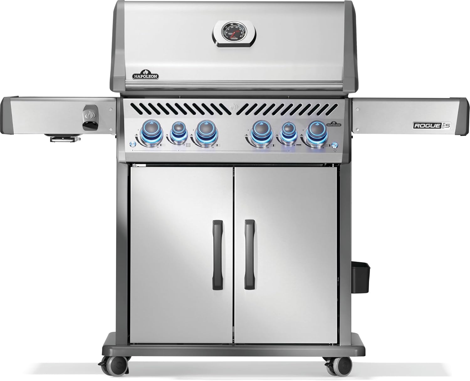 Napoleon Rogue PRO-S 525 Natural Gas Grill with Infrared Side and Rear Burners, Stainless Steel - 6 Burners B0DVM1Y7QT