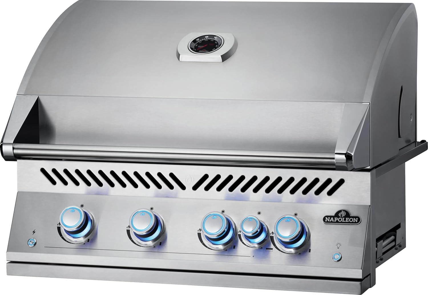 Napoleon Built-In 700 Series 32-inch Natural Gas Grill Head with Infrared Rear Burner - BIG32RBNSS-1-4 Main Burners, Infrared Rear Burner, Stainless Steel, Included Rotisserie Kit B0D3WTVPL5 - Image 3