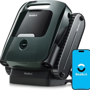 Beatbot AquaSense 2 Pro Pool Vacuum Robot, Unmatched 5-in-1 Cleaning, Skims Water Surface with Remote Navigation, Surface Parking, Clarifies Water, for Pools up to 3,875 Sq.ft – Dark Green B0DMN819RB