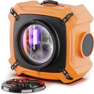 ALORAIR PureAiro HEPA Max 970 industrial Air Scrubber, 3-Stage Filtration System, GFCI Outlet, Negative Air Scrubber Water Damage Restoration Interior Decoration B0893396SX