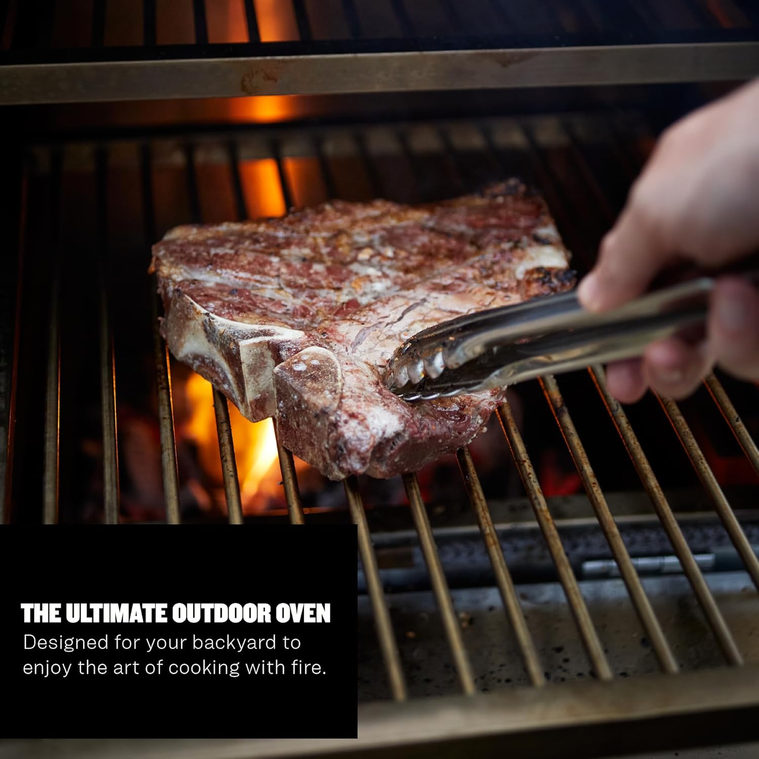 Multi-Purpose Charcoal Oven, The Ultimate Outdoor Oven, 3 Grill Positions, Grill, smoke, roast, and bake, Perfect for for Outdoor Backyard Cooking, Red B0DBJ5FTHY - Image 6