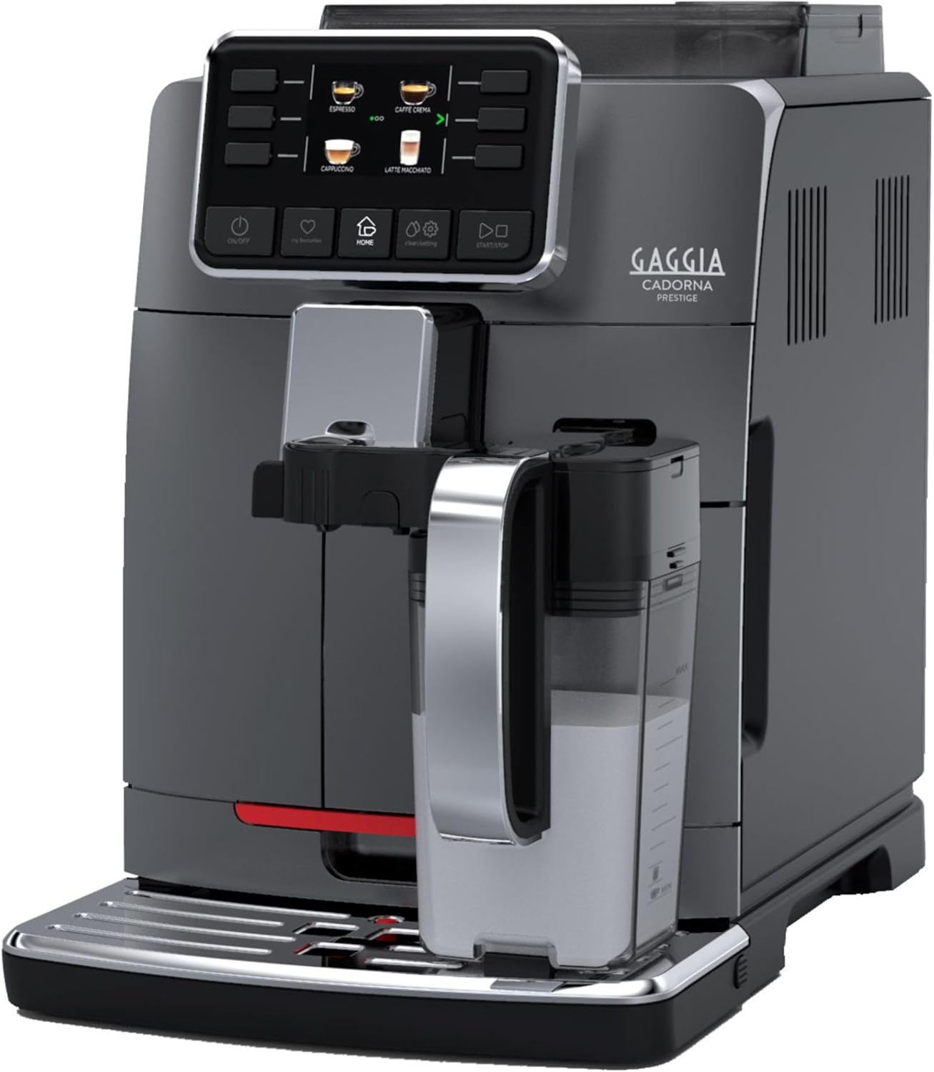Gaggia Cadorna Prestige Super-Automatic Espresso Machine, Medium, 60.8 fl.oz. Anthracite B089DPT3HD