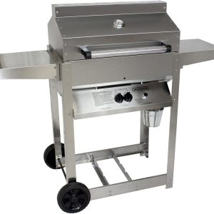 Phoenix Grill SD Stainless Steel Propane Gas Riveted Grill Head On Stainless Steel Cart B07D3FXYSQ