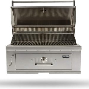 Coyote 36-Inch Built-in Charcoal Grill - C1CH36, Stainless Steel, 875 sq. in. Cooking Area B01FX9UXT0