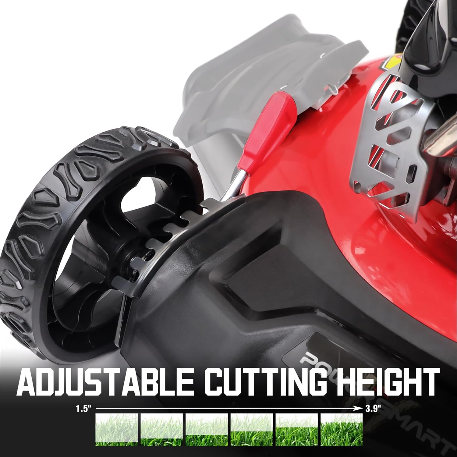 PowerSmart Self Propelled Gas Lawn Mower, 21-Inch 170cc OHV Engine RWD Single-Speed 3-in-1 with Bagging B09Q5GPD75 - Image 6