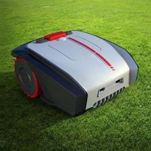 Fully Automatic Intelligent Lawn Mower, high-Efficiency Trimming Mobile Phone, Path Planning, Courtyard Garden Lawn Robot,Orange B0CQHL5CXN