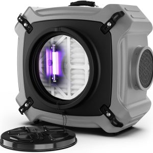 Abestorm 750 CFM Air Scrubber with UV-C Light 4 Stage Filtration System, HEPA/Activated Carbon Filter, MERV-10 Pre-Filter, Industrial Commercial Negative Air Machine Cleaner, V1 B09N8ZM4CJ