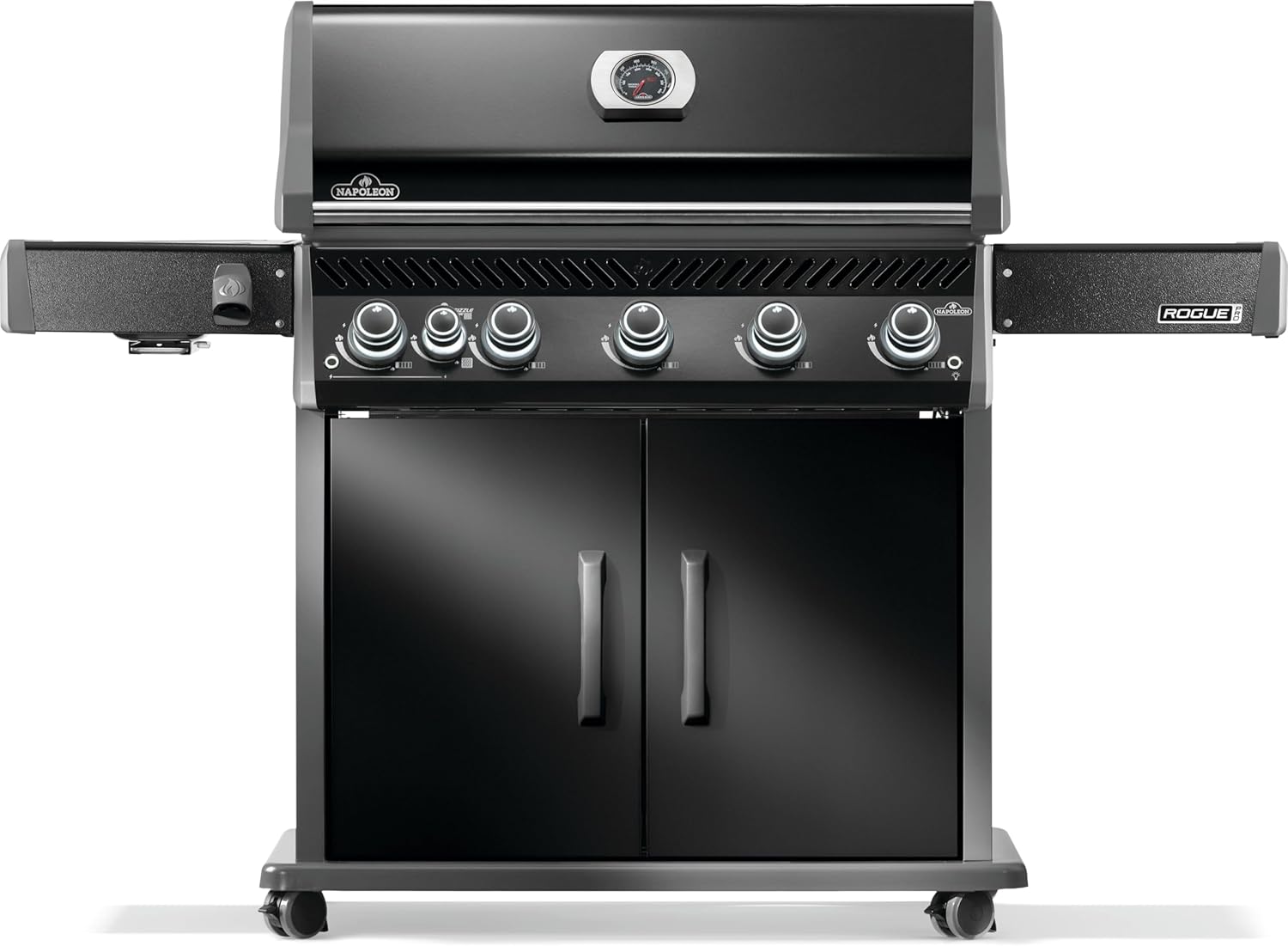 Napoleon Rogue PRO 625 Natural Gas Grill with Infrared Side Burner, Black - 6 Burners B0DVLZYK4G