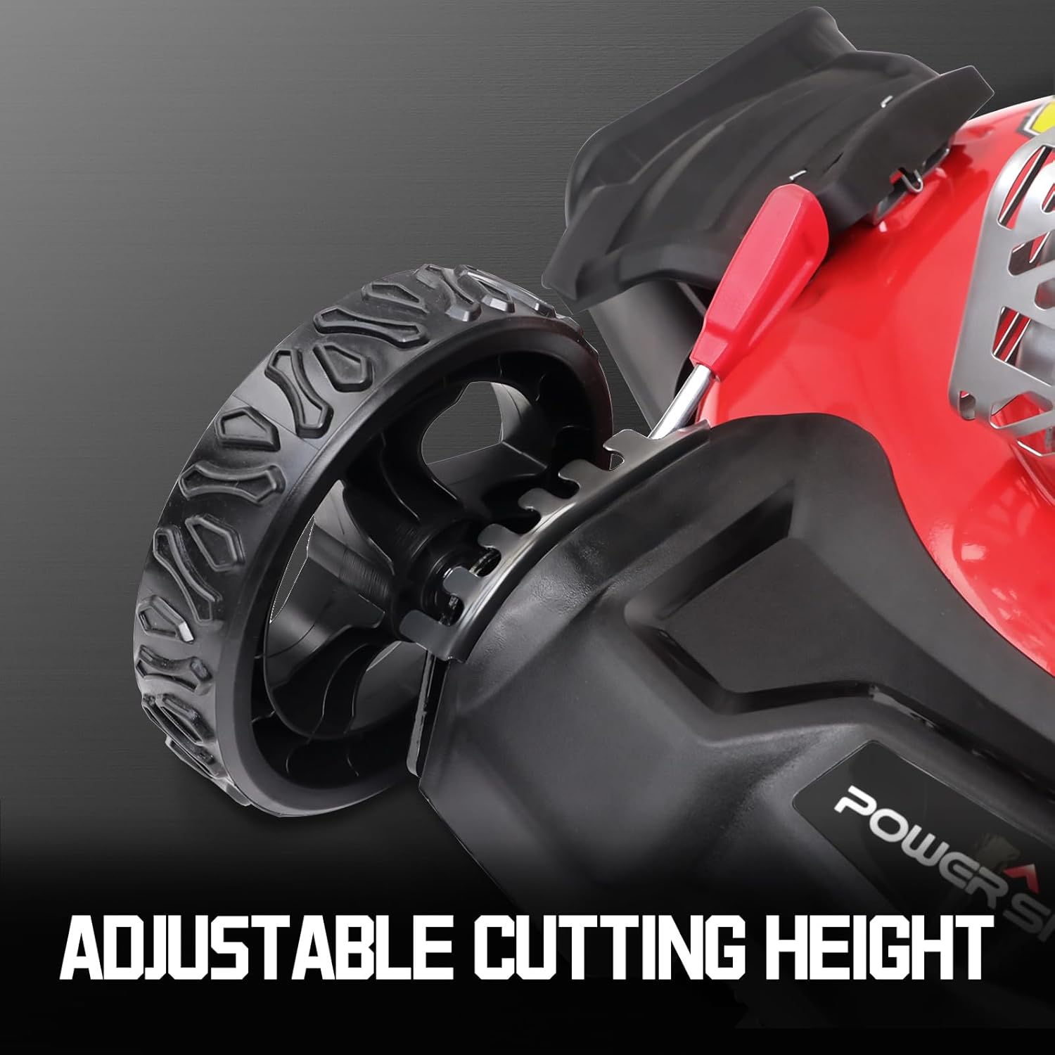 PowerSmart Gas Lawn Mower 21-Inch with 140cc Briggs and Stratton E550 Engine, High Wheels, 3-in-1 with Bagging B0D1JTMB3W - Image 6