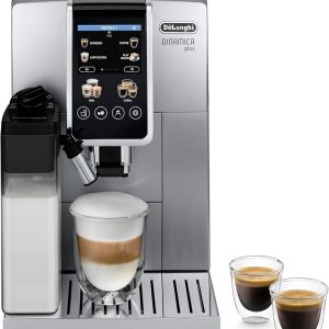 De'Longhi Dinamica Plus Espresso & Coffee Machine, Automatic Milk Frother, 24+ One Touch Recipes, Enjoy Lattes, Cappuccinos, and more, ECAM38085SB B0DQFNGWWF