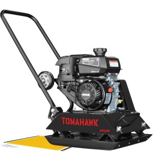 Tomahawk Vibratory Plate Compactor Tamper with Poly Pad and Wheels for Dirt, Asphalt, Gravel, Soil Compaction with Kohler Engine B091BMTVPY